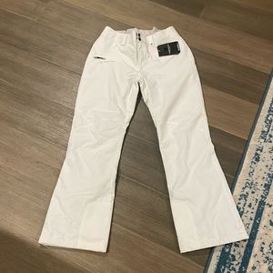 Obermeyer Women's Malta white Pants.